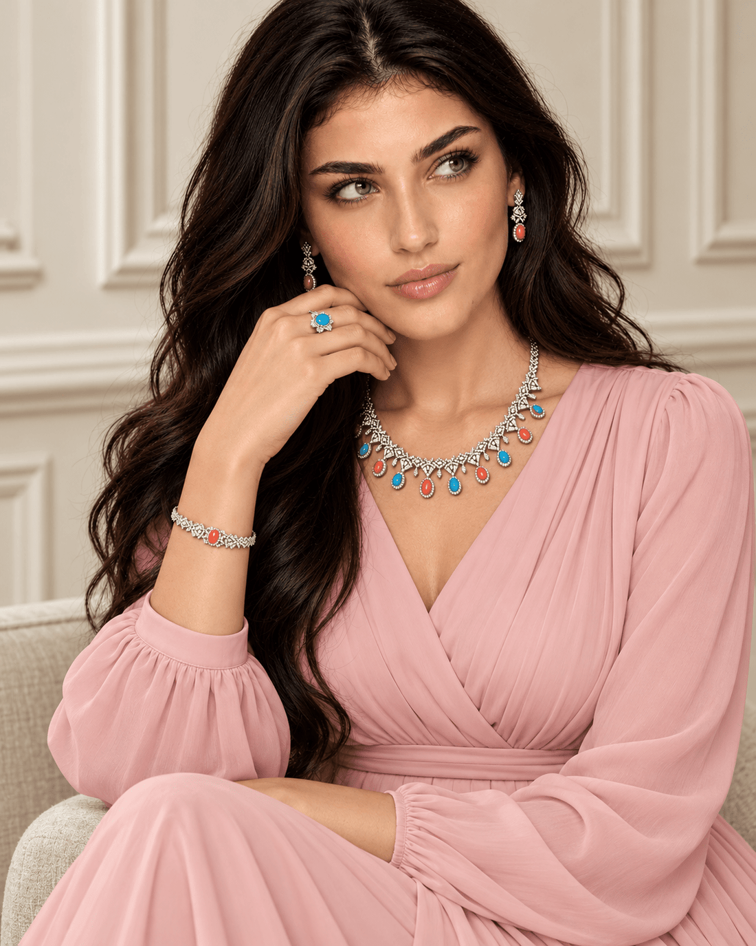 Vionelle Cerulean Set — jewellery, Kuwait — 2