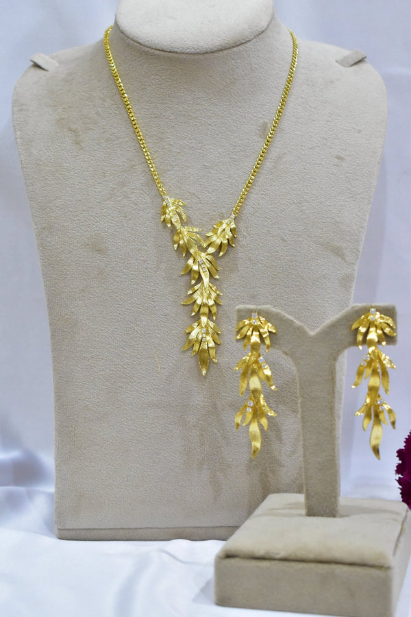 Nahidah Necklace Earrings Set — Necklace, Kuwait