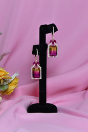 Samira Hot Pink Earrings 3
