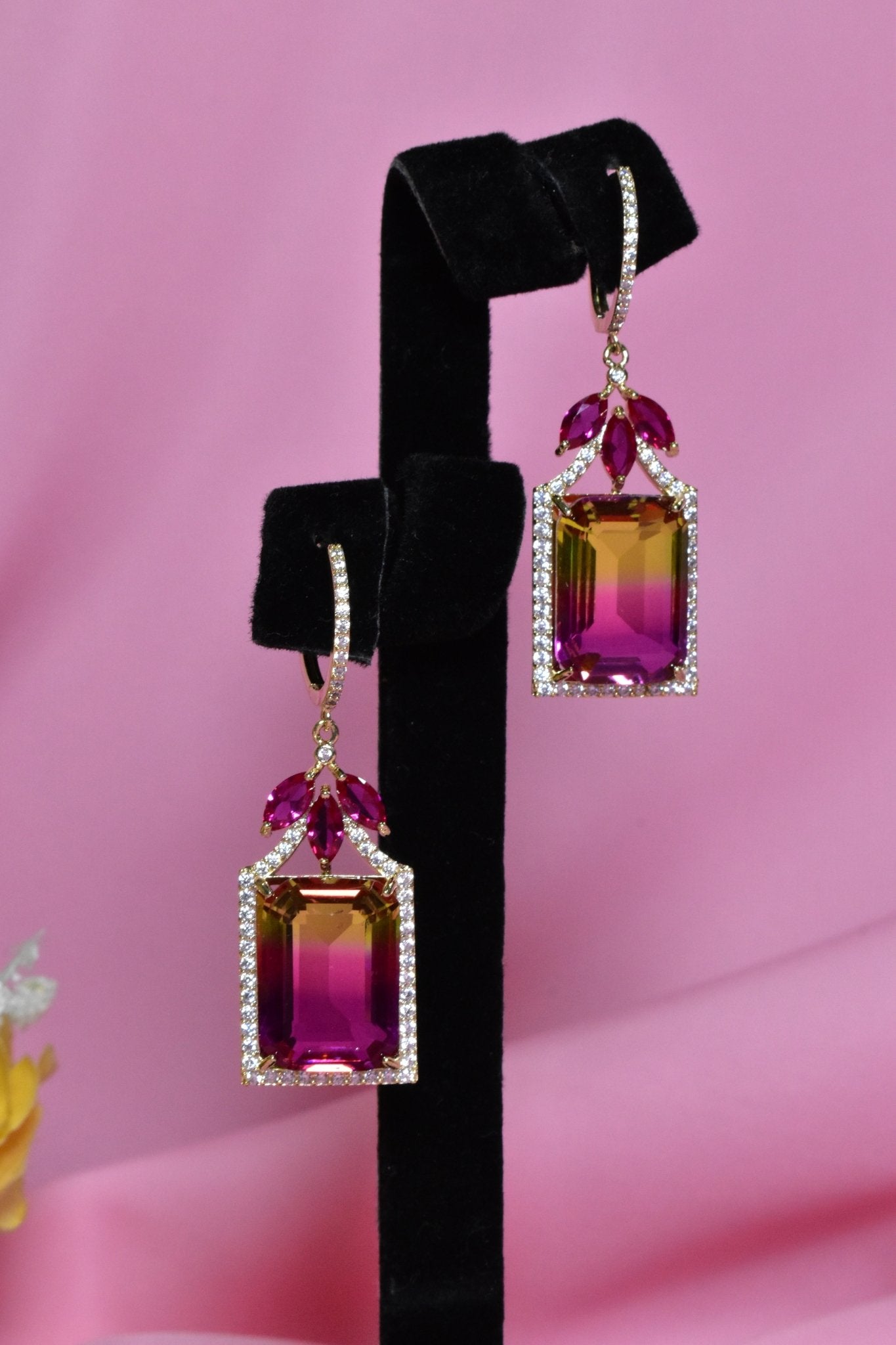 Samira Hot Pink Earrings