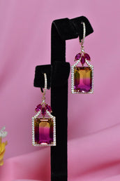 Samira Hot Pink Earrings 4