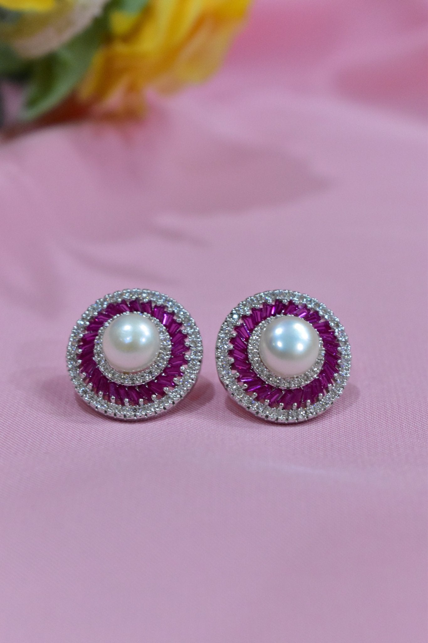 Nahar Pearl Studs