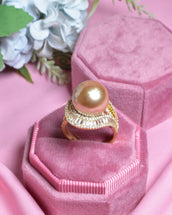 Diwan Golden Pearl Ring 2