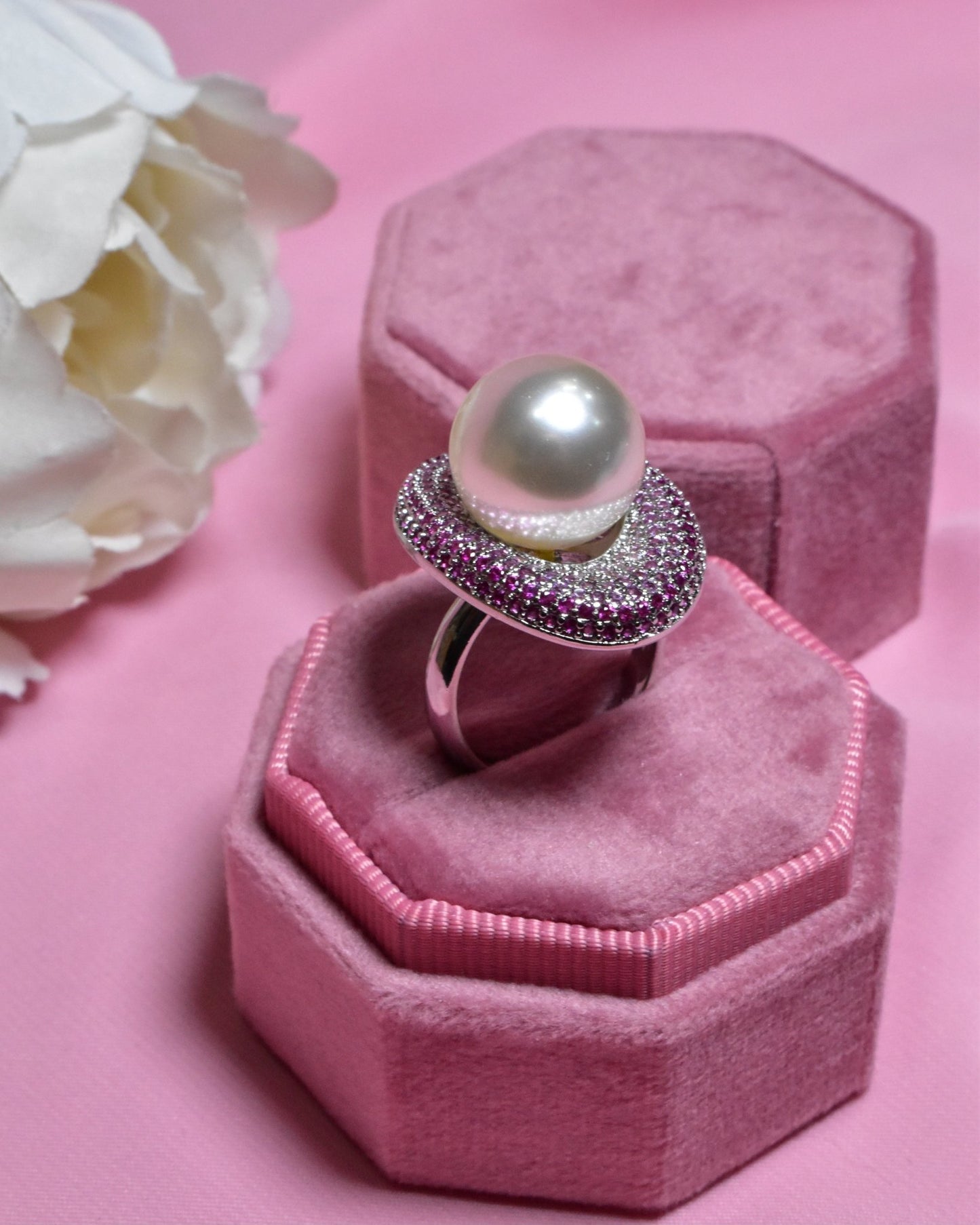 Malakat Hot Pink Ring