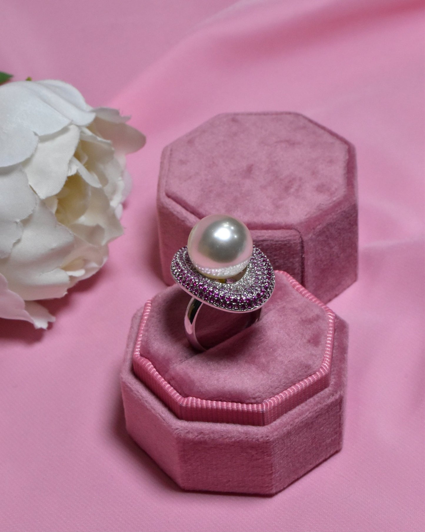 Malakat Hot Pink Ring