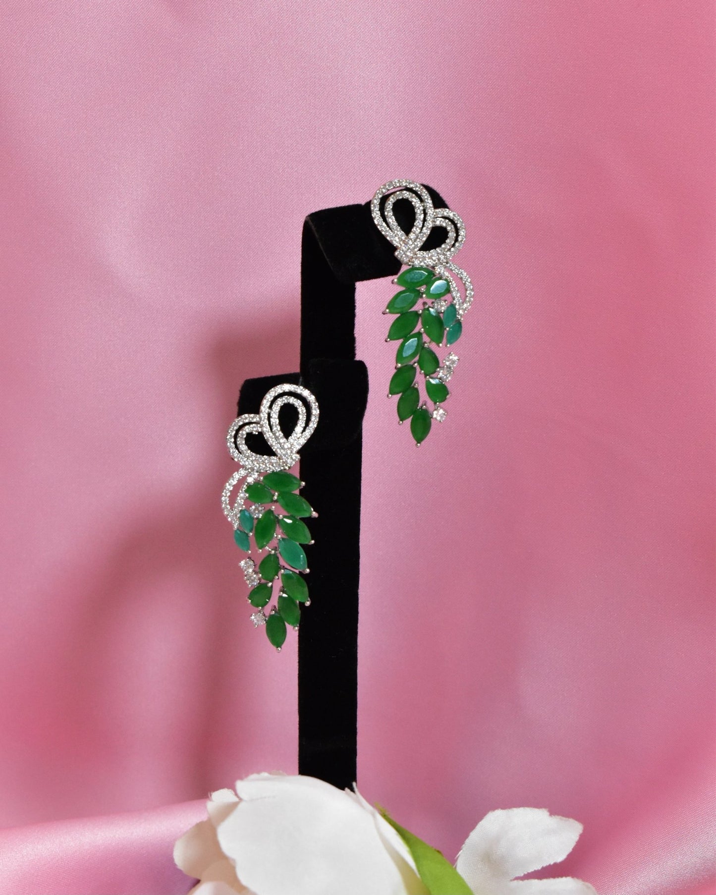 Barq Marquise Green earrings