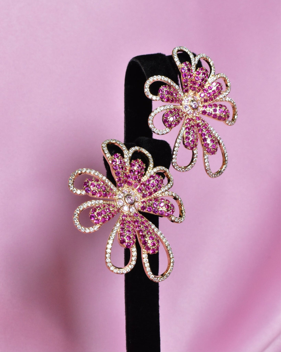 Lamha Hot Pink Earrings 1