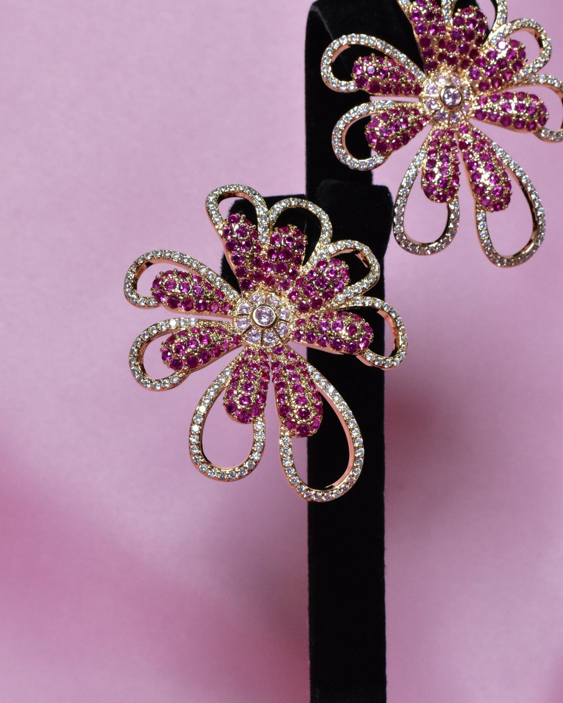 Lamha Hot Pink Earrings 2