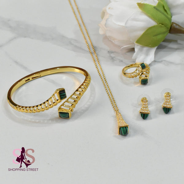Salsabil Elegant Green set — Jewelry Set, Kuwait