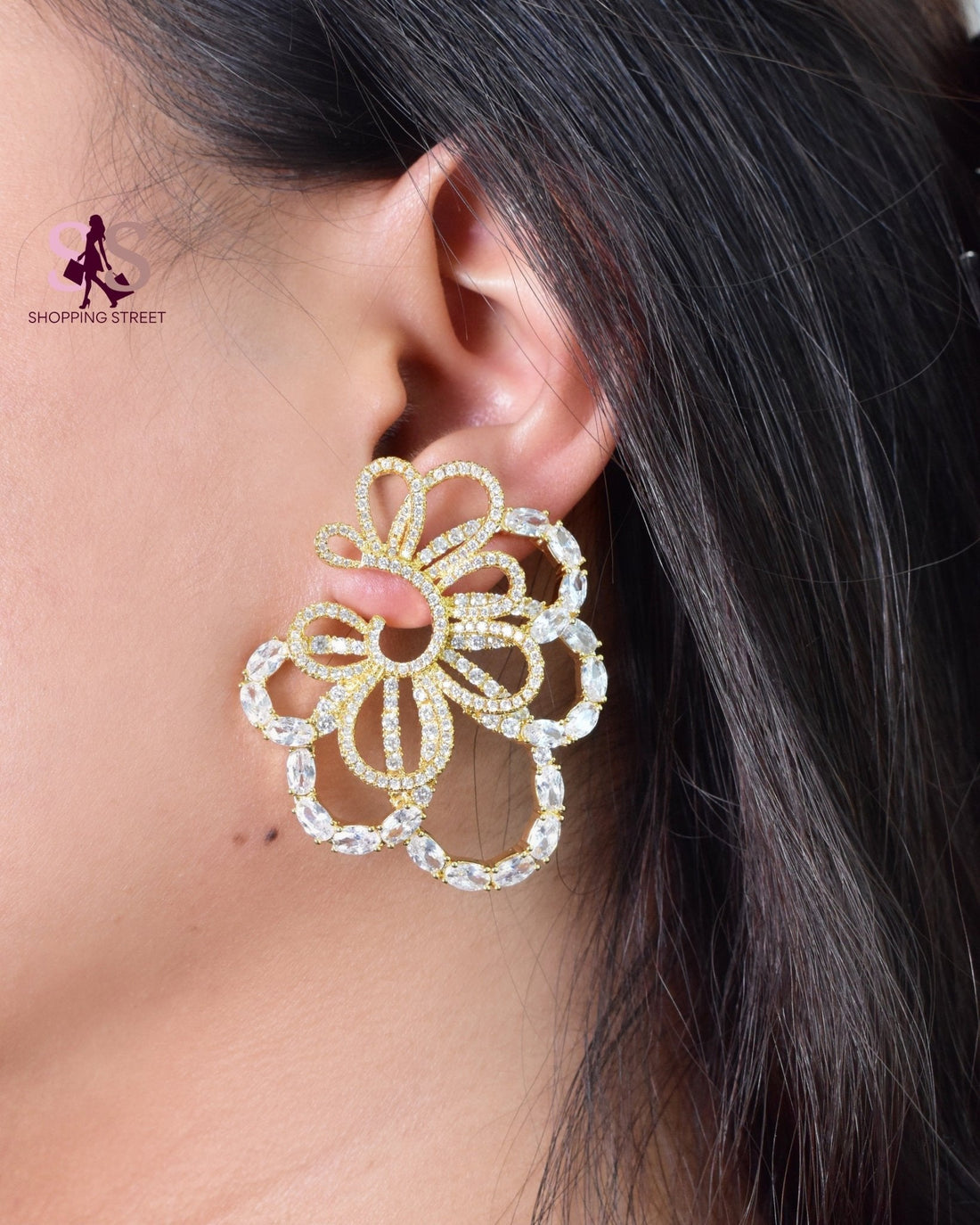 Maha Golden Earrings Ring set 2