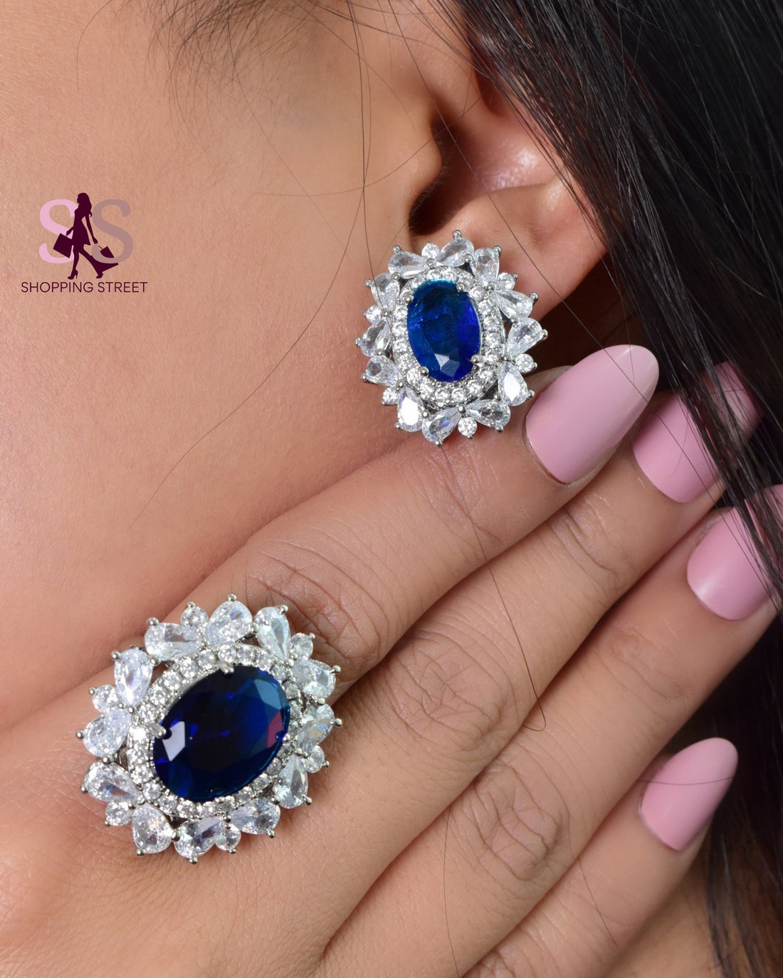 Salsabil Blue 3pc set 3