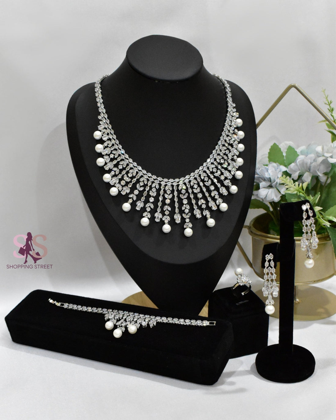 مجموعة زينة بيرل — Jewelry Set, Kuwait — 1