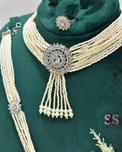 Azhaar elegant pearl set — Jewelry Set, Kuwait — 3
