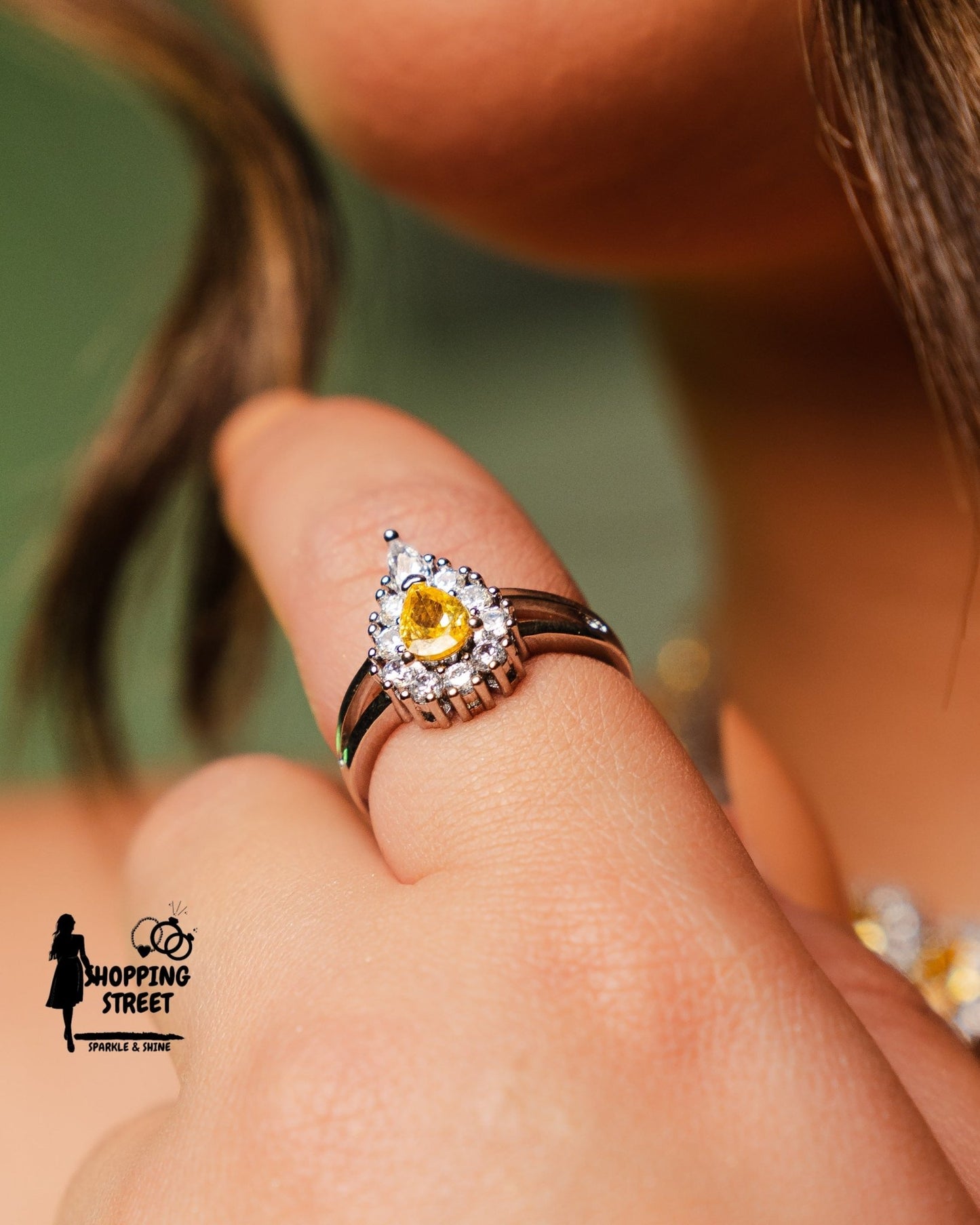 Sharifa Yellow Bridal Set