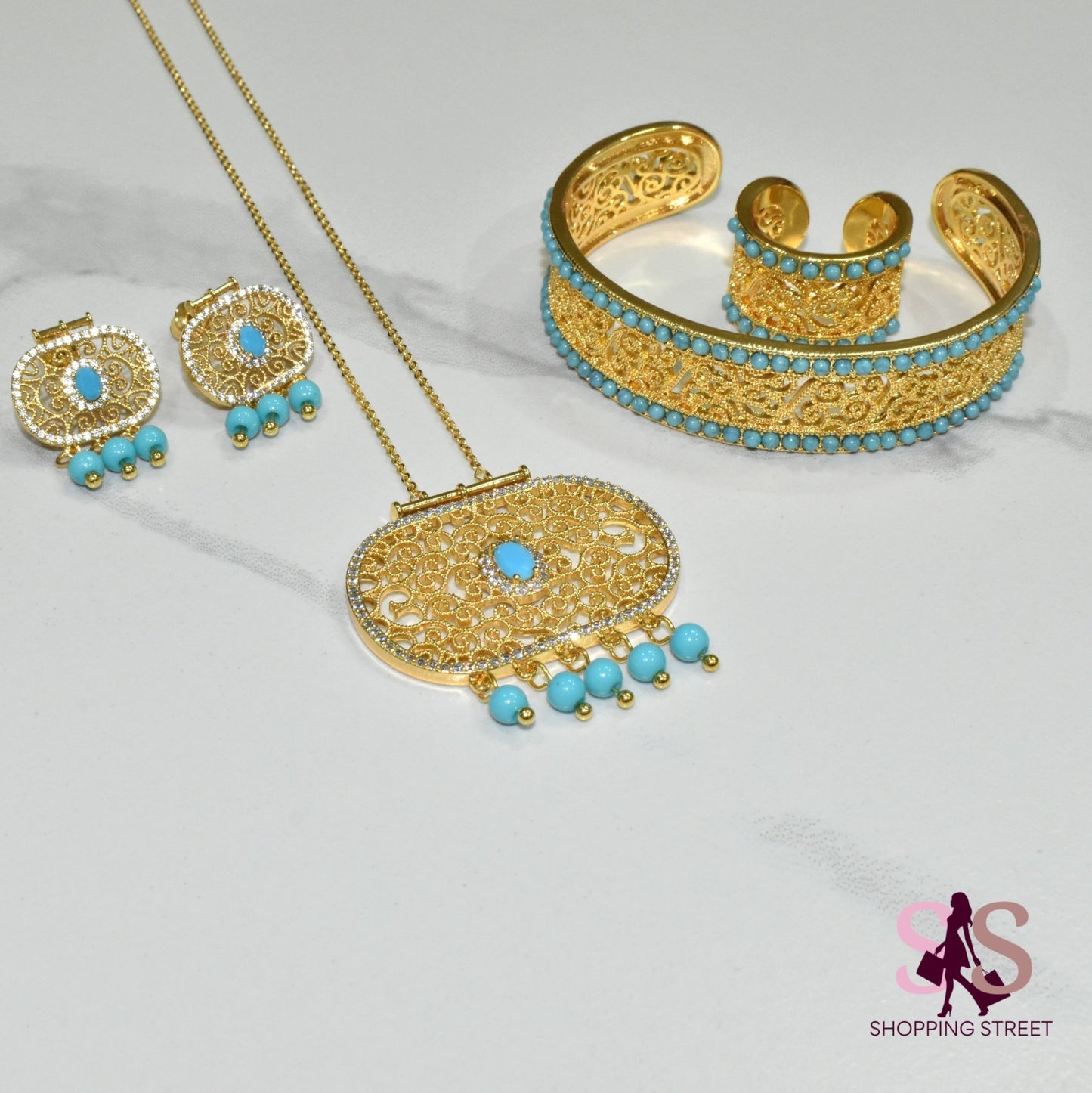 Nuzha Elegant Blue set