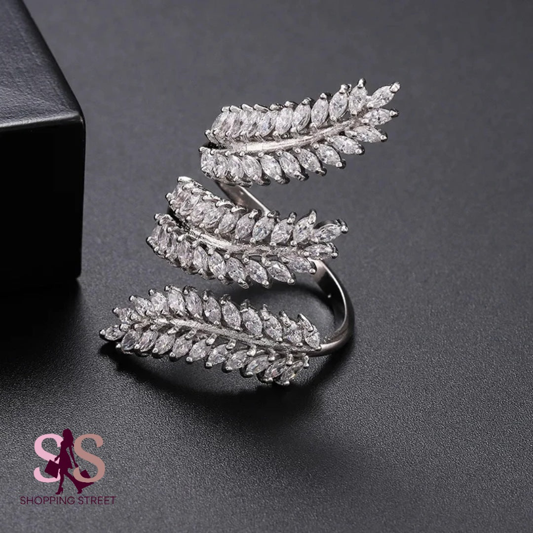 Misk Spirals Free size Ring 1
