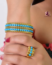 Zahrat Bracelet Ring Set 1