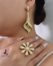 Burqan Earrings Ring Set — Earrings, Kuwait — 2