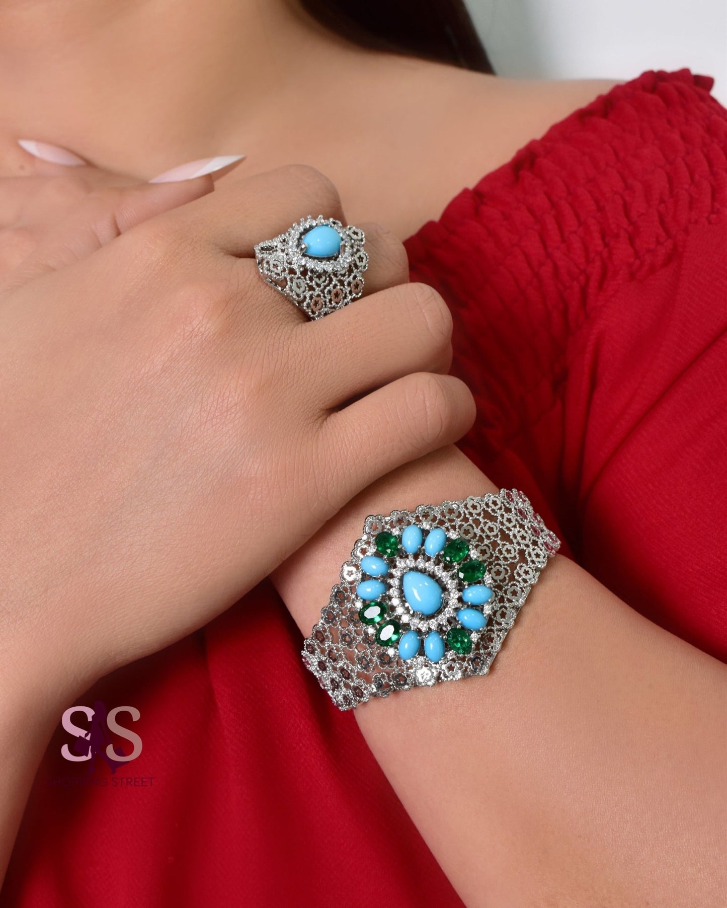 Jamal Bracelet Ring Set