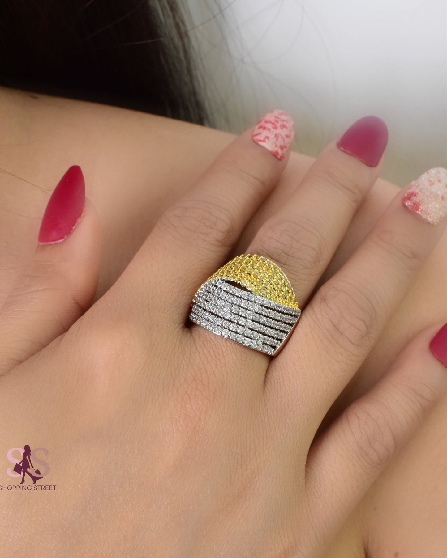 Laylat Classy earrings Ring Set