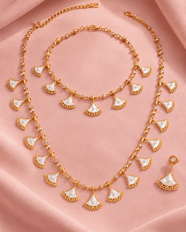 Samariel Shellwork Set — jewellery, Kuwait
