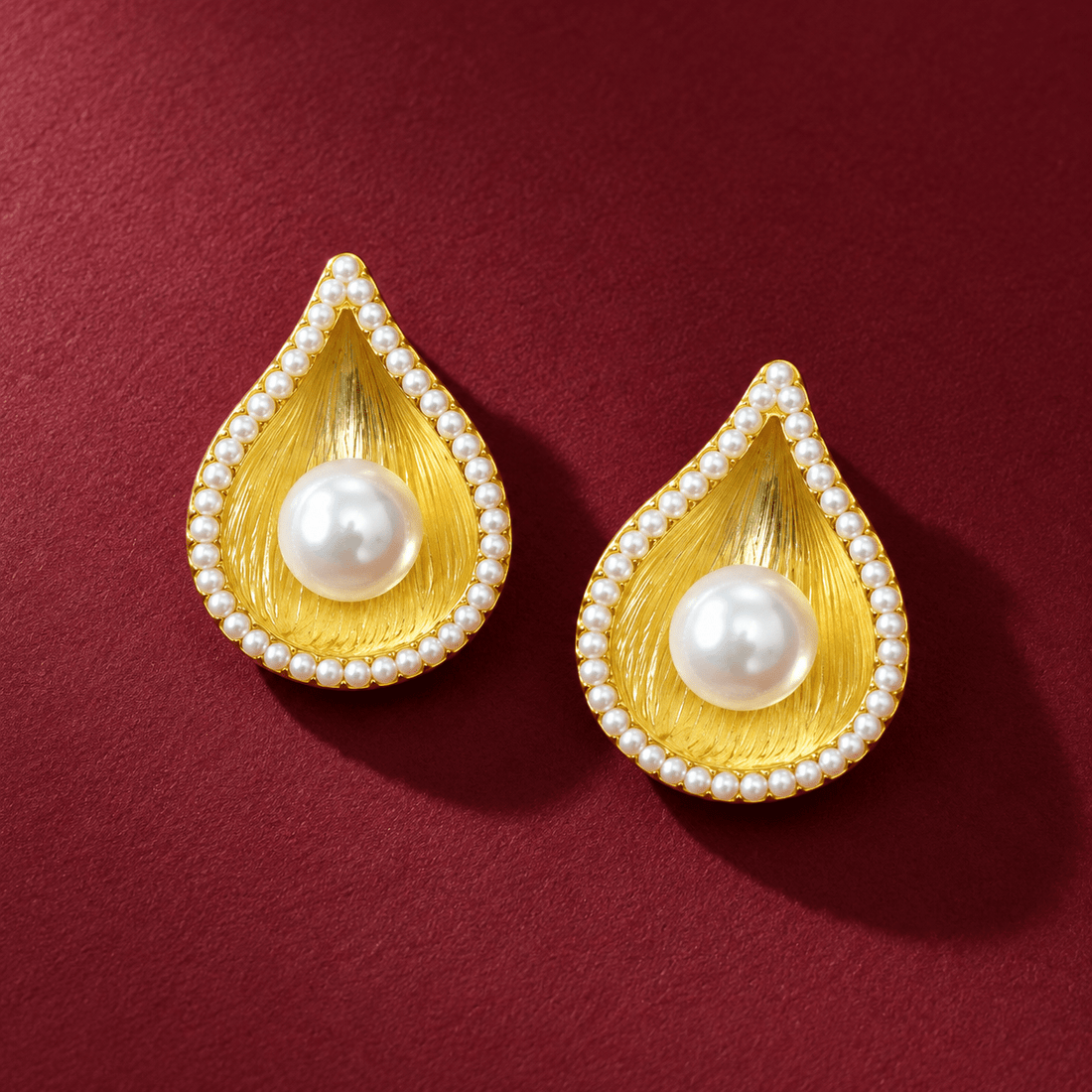 Ahlam Pearl Drop Earrings — Earrings, Kuwait — 4