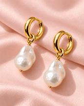 Alain Pearl Earrings — Earrings, Kuwait — 1