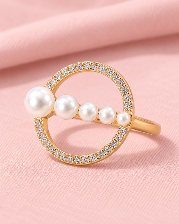 Alvara Pearl Ring — Ring, Kuwait