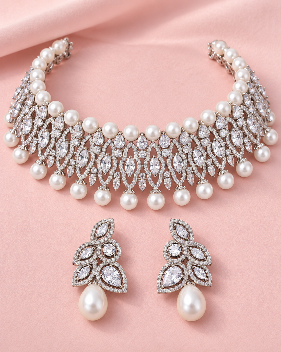 aurora necklace earrings set — Necklace, Kuwait — 1