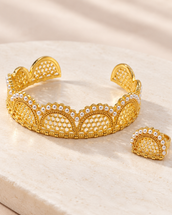 Barira Pearl Bracelet Ring Set — Bracelet, Kuwait — 1
