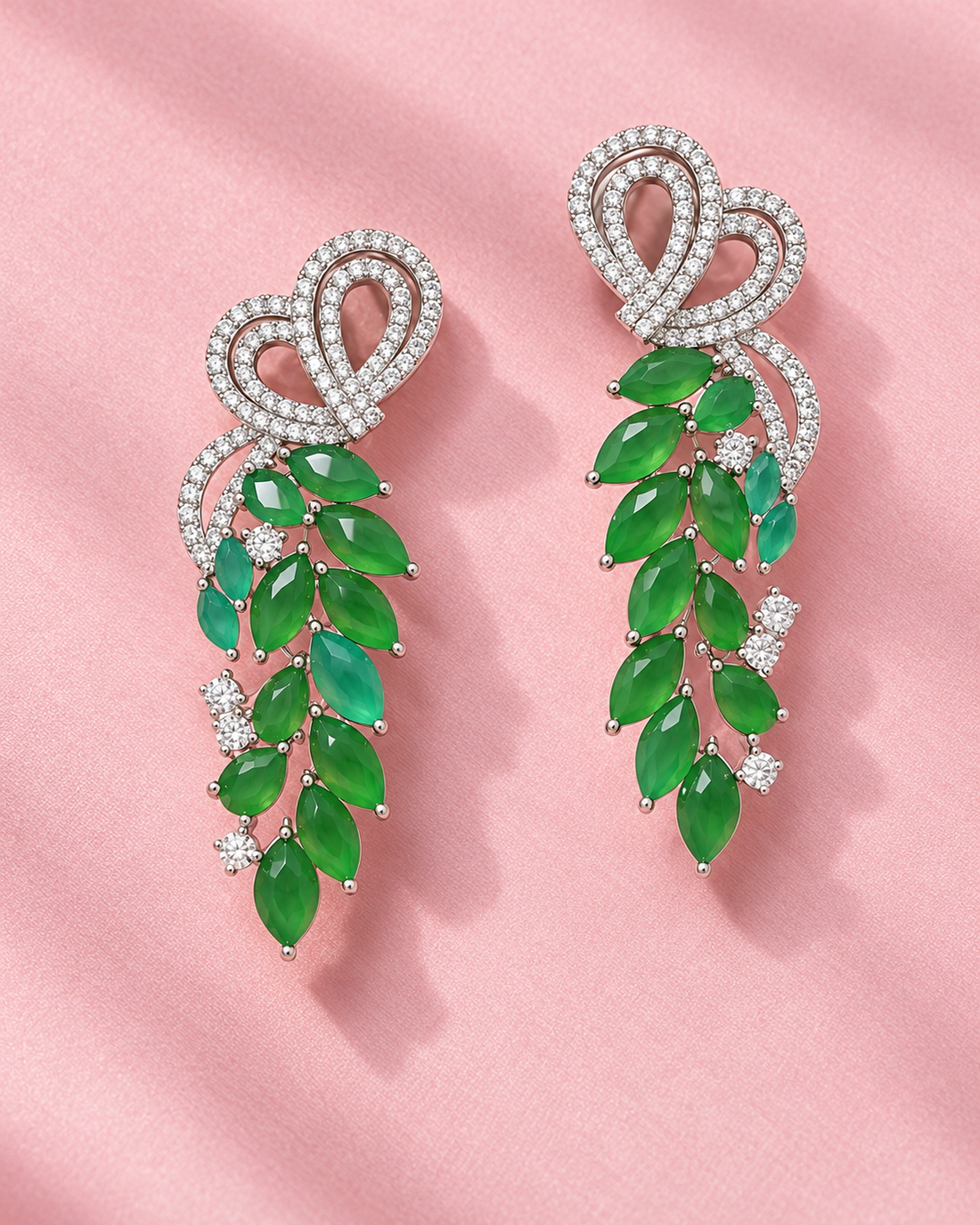 Barq Marquise Green earrings — Earrings, Kuwait — 1