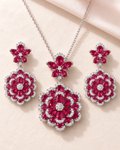 Cerys Rosette Set — jewellery, Kuwait — 1