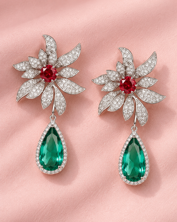 Hessa Petal Earrings — jewellery, Kuwait