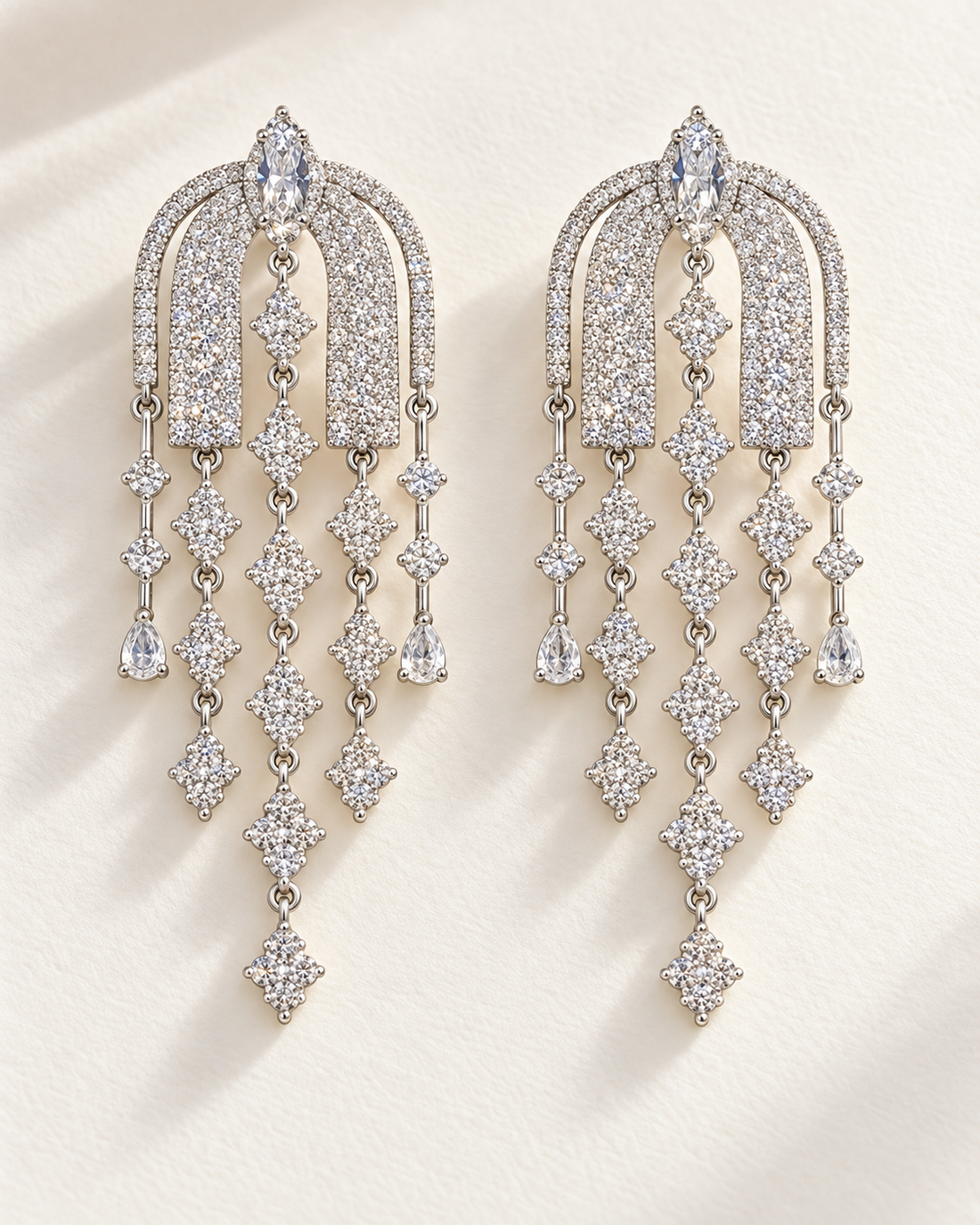 Kanza Sparkling Earrings — Earrings, Kuwait — 1