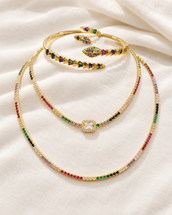 Lama Rainbow Layers — Necklace, Kuwait — 1