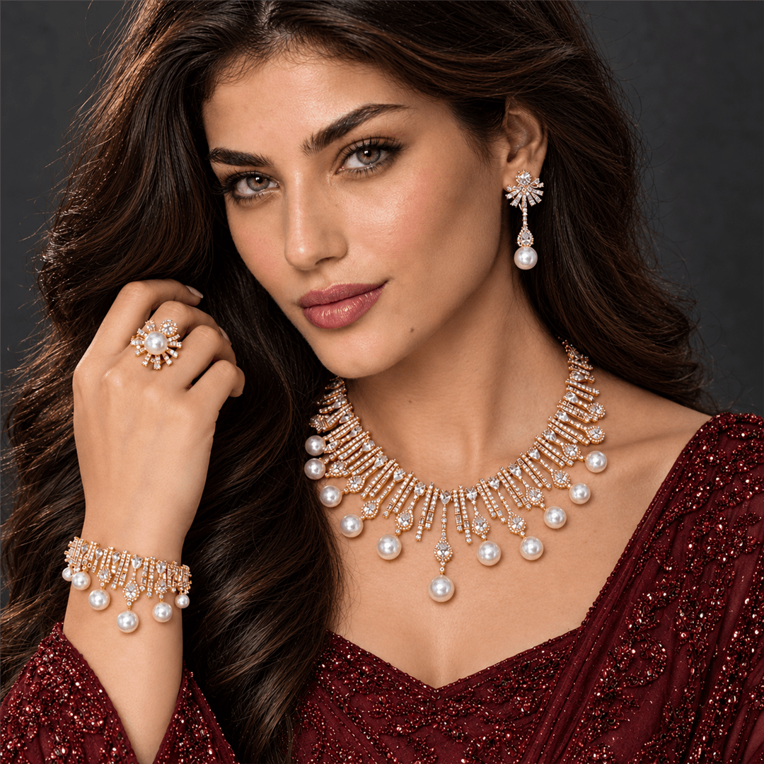 Lucinda Pearlance Set — jewellery, Kuwait — 2