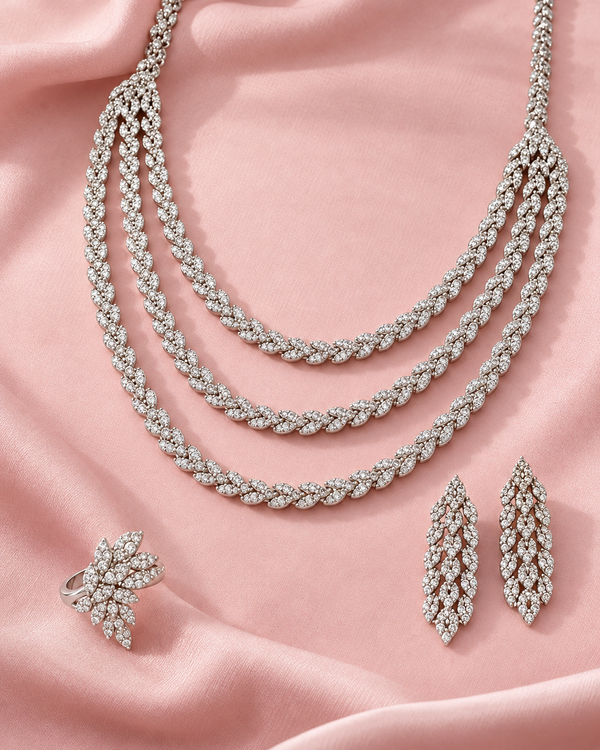 Maitha Cascade Set — jewellery, Kuwait