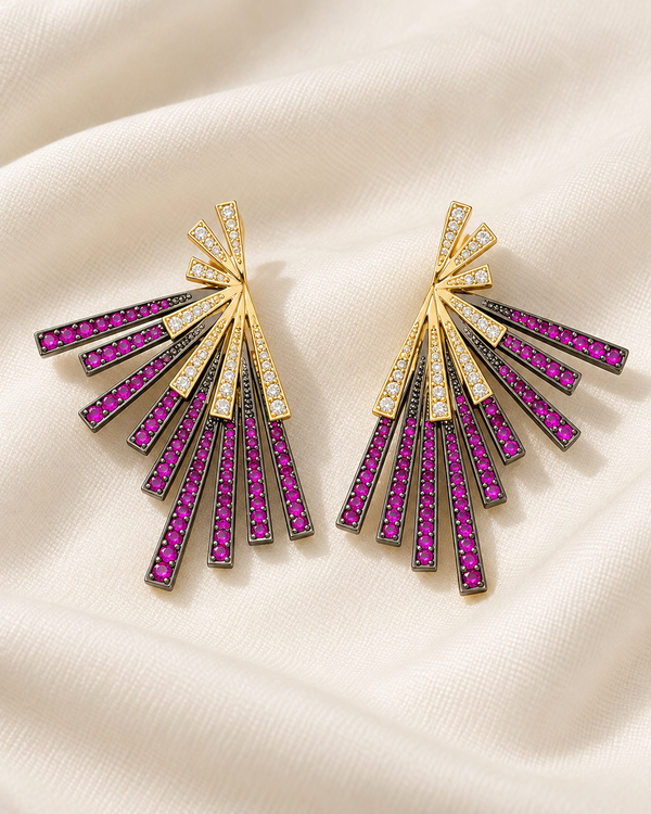 Mishael Sunburst Earrings — jewellery, Kuwait