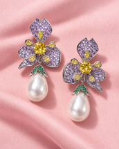 Mizan Beautiful Pearl Earrings — Earrings, Kuwait — 1