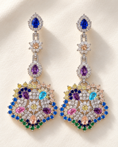 Nuha Long Classy Earrings — Earrings, Kuwait — 1