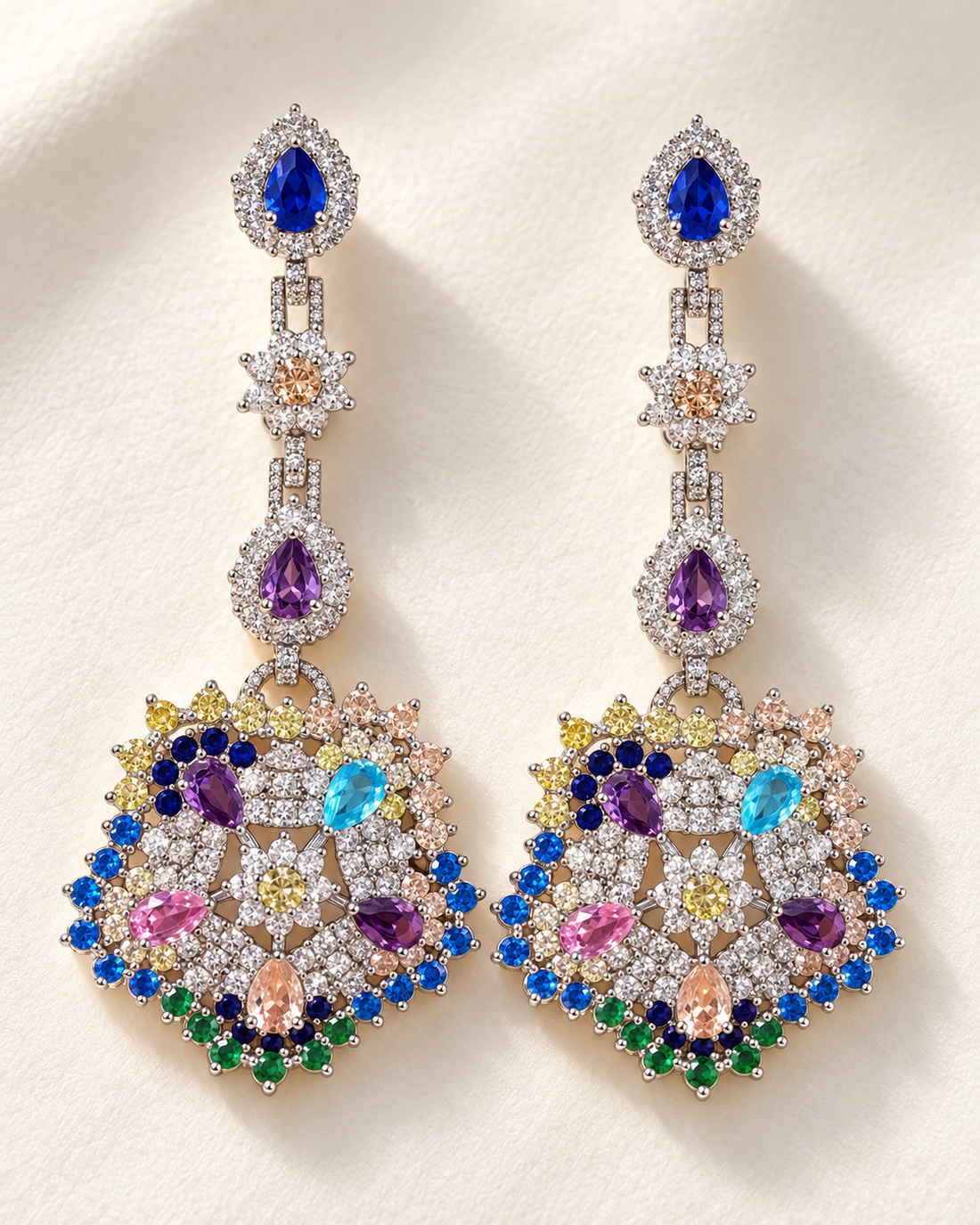 Nuha Long Classy Earrings — Earrings, Kuwait — 1