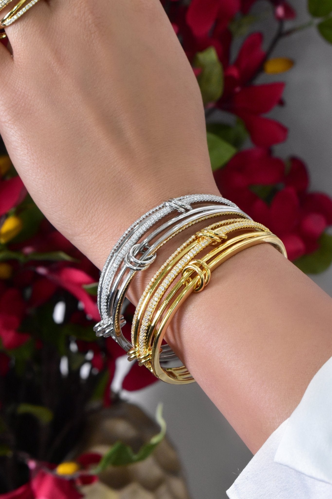 Zahiya Bracelet Ring Set