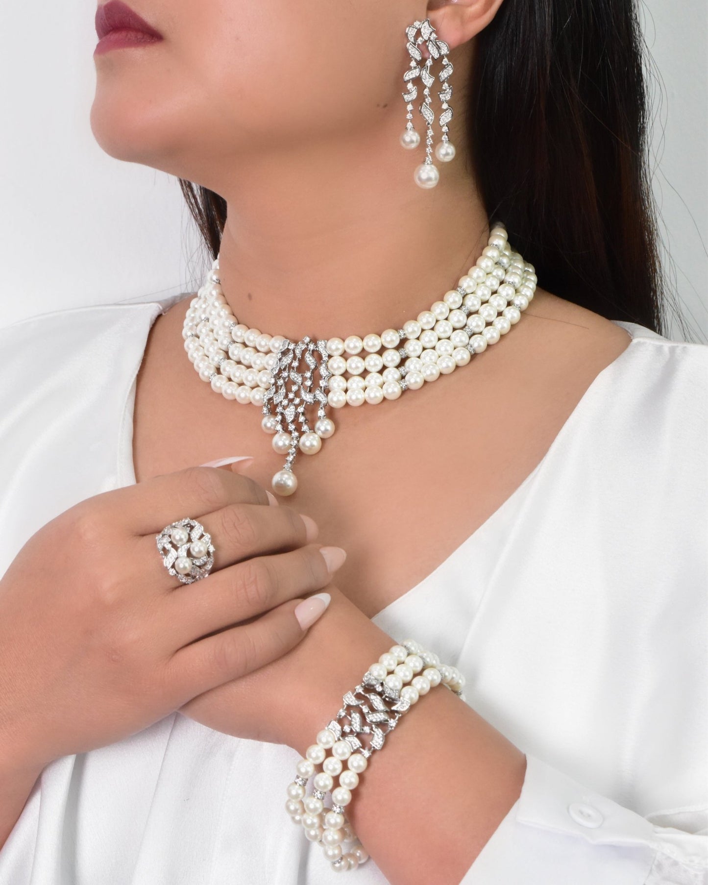 Rashiqah Pearl Set