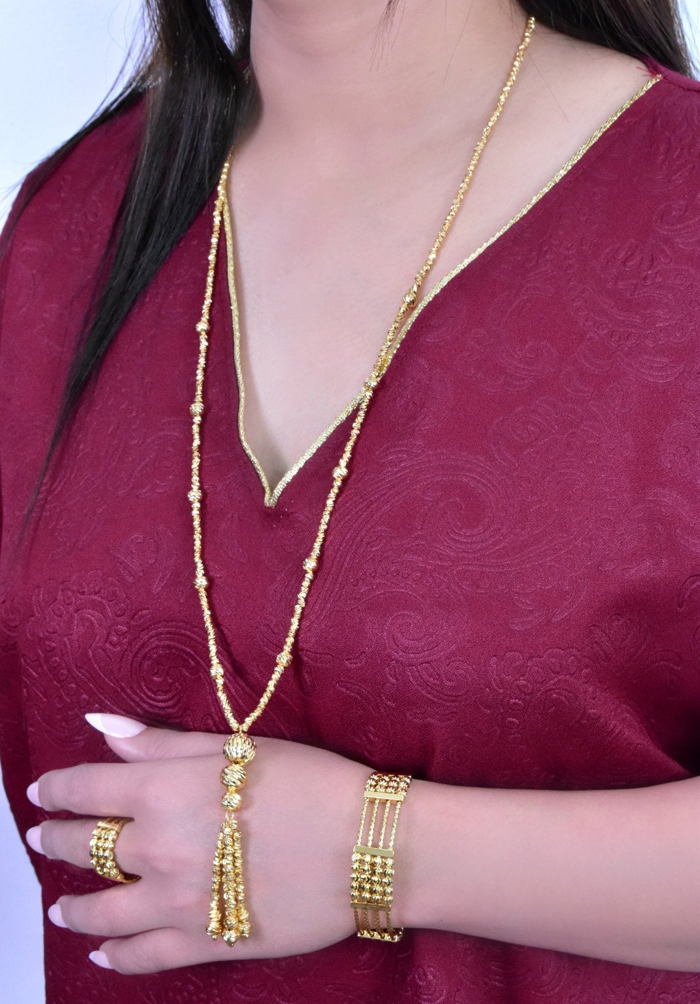 Sharif Stunning Long Necklace Set