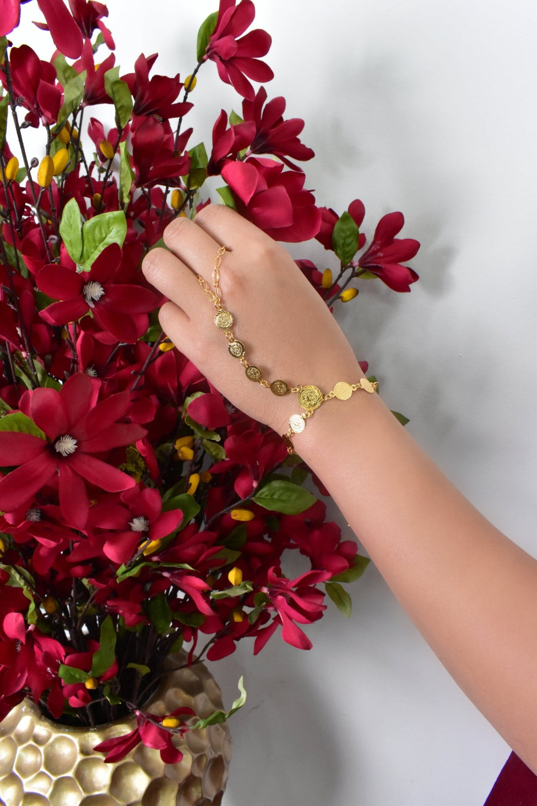 Yamna Coins Hand Chain 1