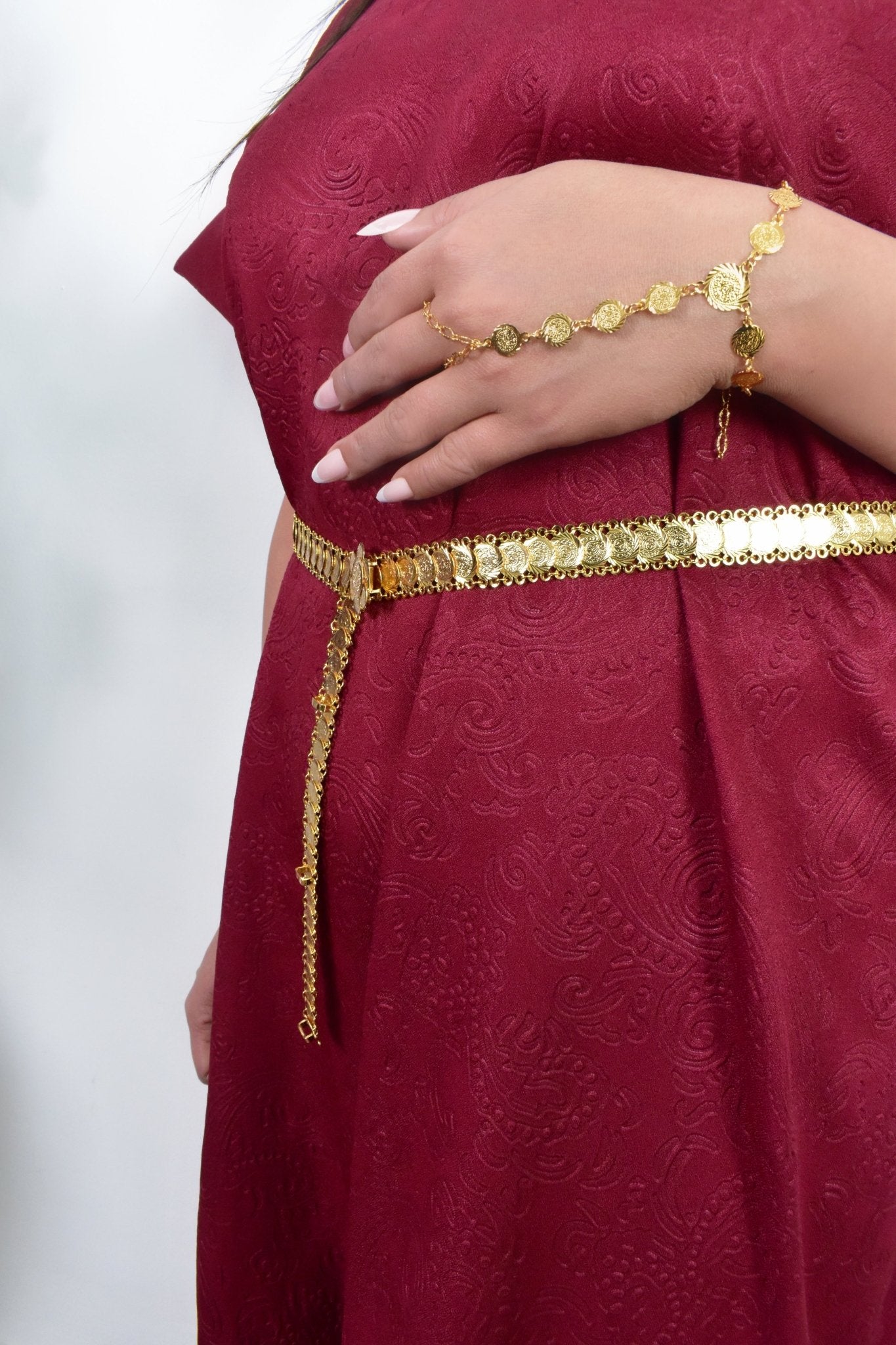 Yamna Coins Hand Chain