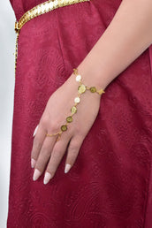 Yamna Coins Hand Chain 2