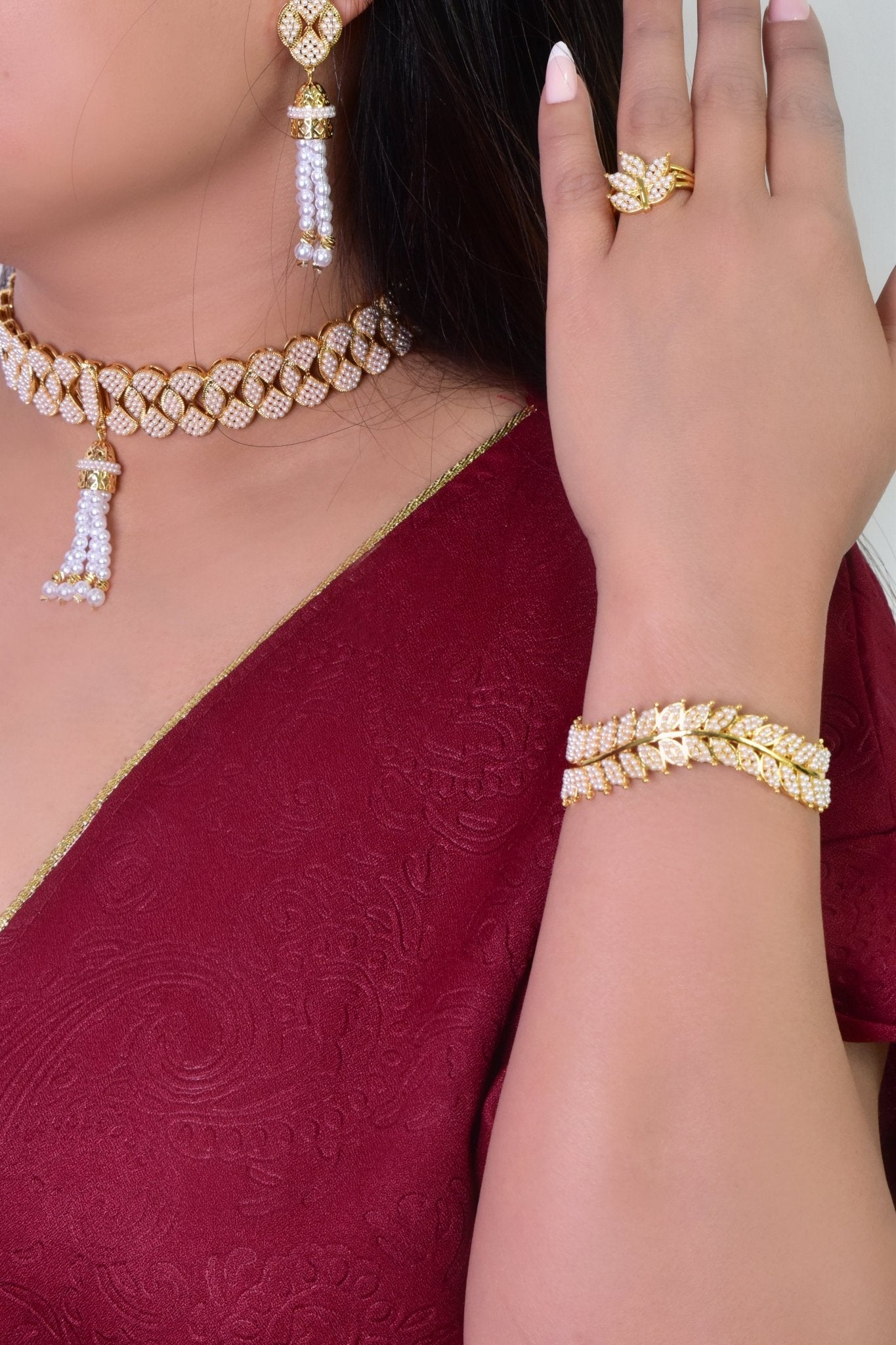 Bariz Bracelet With Ring Set