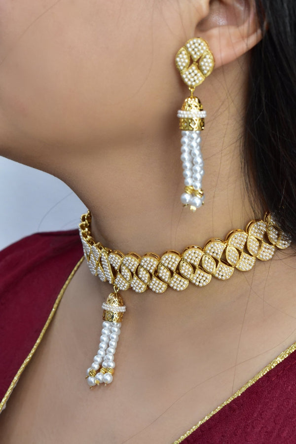 Bariz Necklace Earrings Set — Necklace, Kuwait