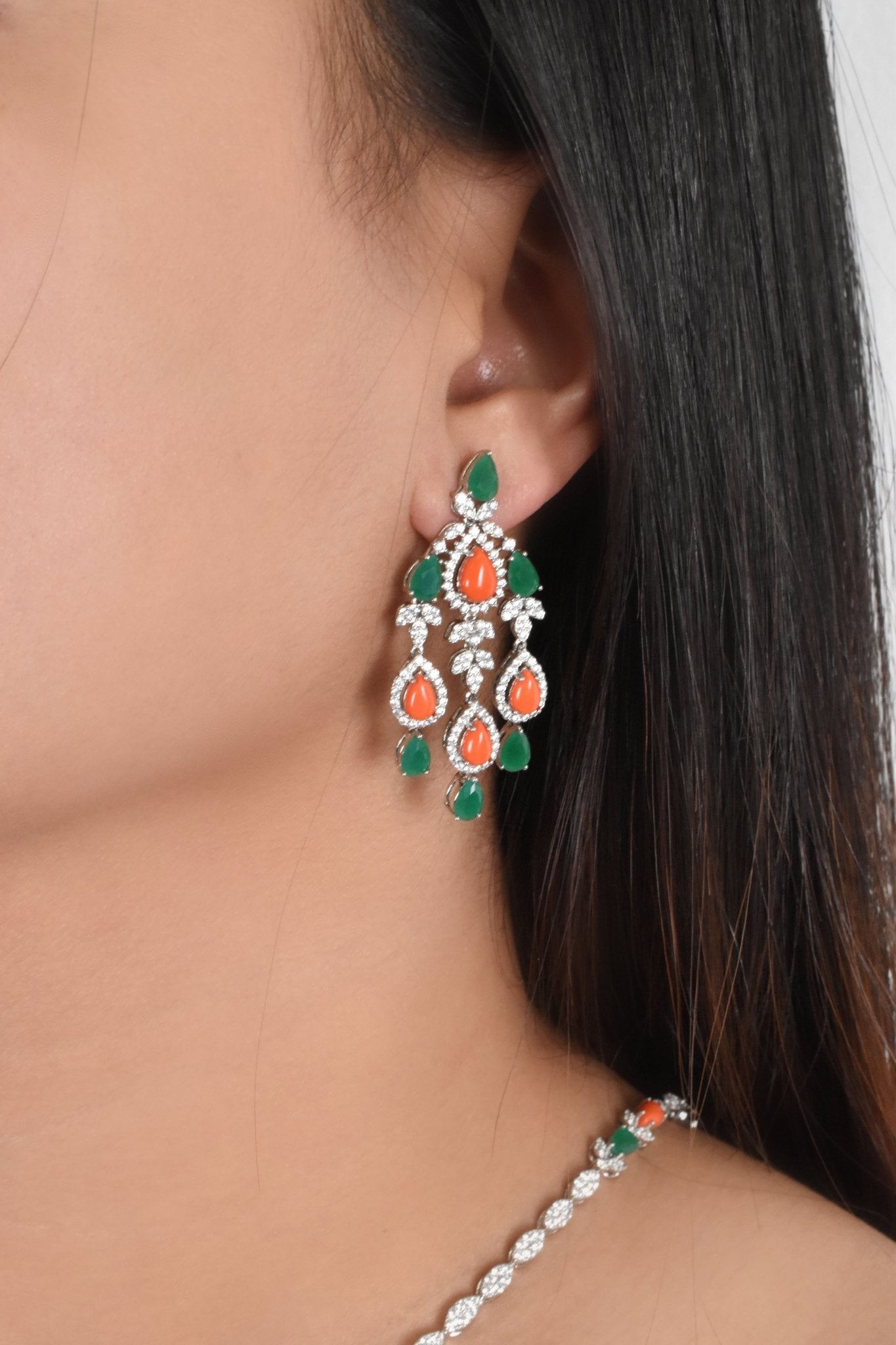 Rania Classy Long Necklace Set